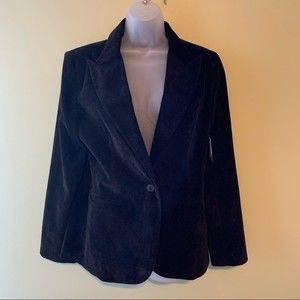 NEW Norma Kamali Career Corduroy Blazer, Size 14